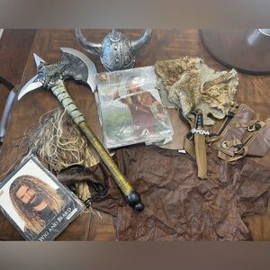 Men’s spirit Vikings costume with extras size large